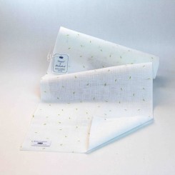 VH Leinenband "Blattstreu", 26 cm b | L: 87 cm