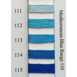 Needlepoint Inc Silk 111-115 - Mediterranean Blue