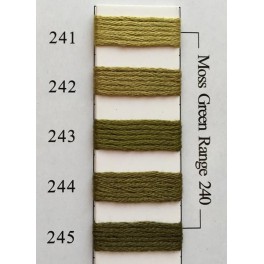 Needlelpoint Inc Silk 241-245 - Moss Green