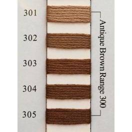 Needlelpoint Inc Silk 301-305 - Antique Brown