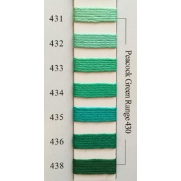 Needlelpoint Inc Silk 431-439 - Peacock Green