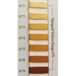 Needlepoint Inc Silk 471-479 - Marigold Yellow