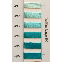 Needlepoint Inc Silk 491-496 - Ice Blue