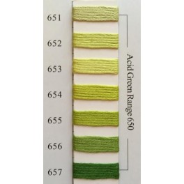 Needlepoint Inc Silk 651-657 - Acid Green