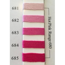 Needlepoint Inc Silk 681-685 - Hot Pink