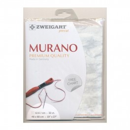 Zweigart Vintage Murano grau, Precut 48x68 cm