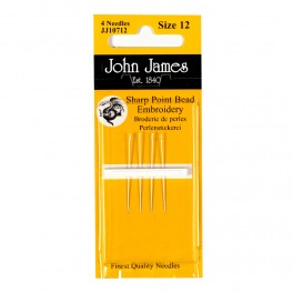 John James spitze Nadeln für Perlenstickerei