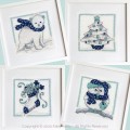 Navy & Mint Mini Frames (set of 4)