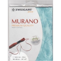 Zweigart Vintage Murano türkis, Precut 48x68 cm