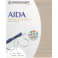 Aida mit 7 St./cm, nugat, Precut 48x53 cm