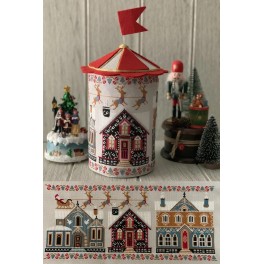 Ornamented Christmas Houses