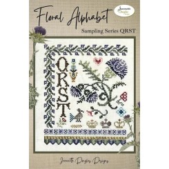 Floral Alphabet - QRST