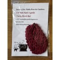 schmale Zickzack-Borte - Cherry Bomb Red