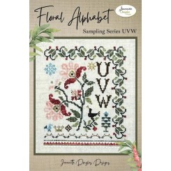Floral Alphabet - QRST