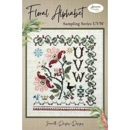 Floral Alphabet - QRST