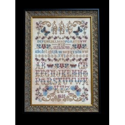 Butterflies, Flowers and Letters Sampler