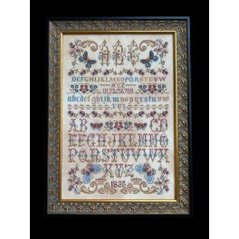 Butterflies, Flowers and Letters Sampler