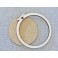 Deko-Stickringe mini - 4 cm | creme