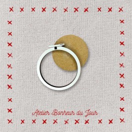 Deko-Stickringe mini - 2,4 cm | creme