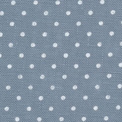Zweigart Belfast Petit Point, blau mit weißen Punkten