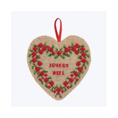 Coeur baies rouges - Noel