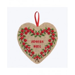 Coeur baies rouges - Noel