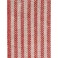 VH Leinenband mit dünnen Streifen, rot/natur - 16 cm breit
