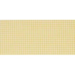 Dekostoff LILLE gelb/weiß kariert - 180 cm breit